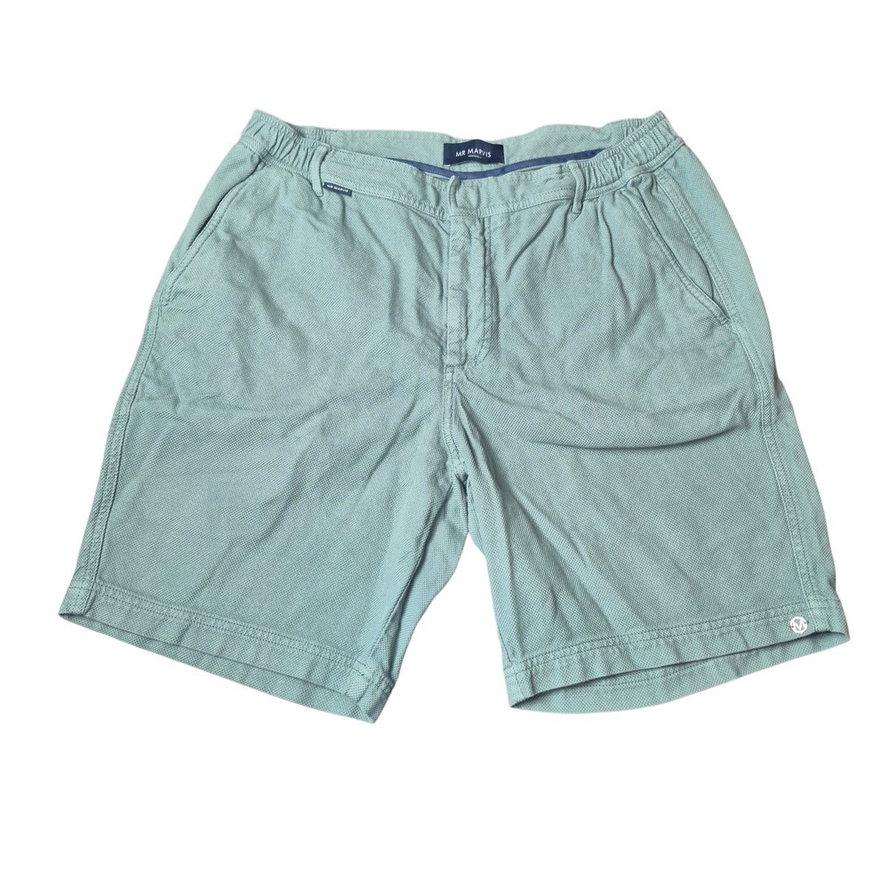 Mr Marvis Men's 31 Green The‎ Short Piques Cotton Tailored Casual Shorts